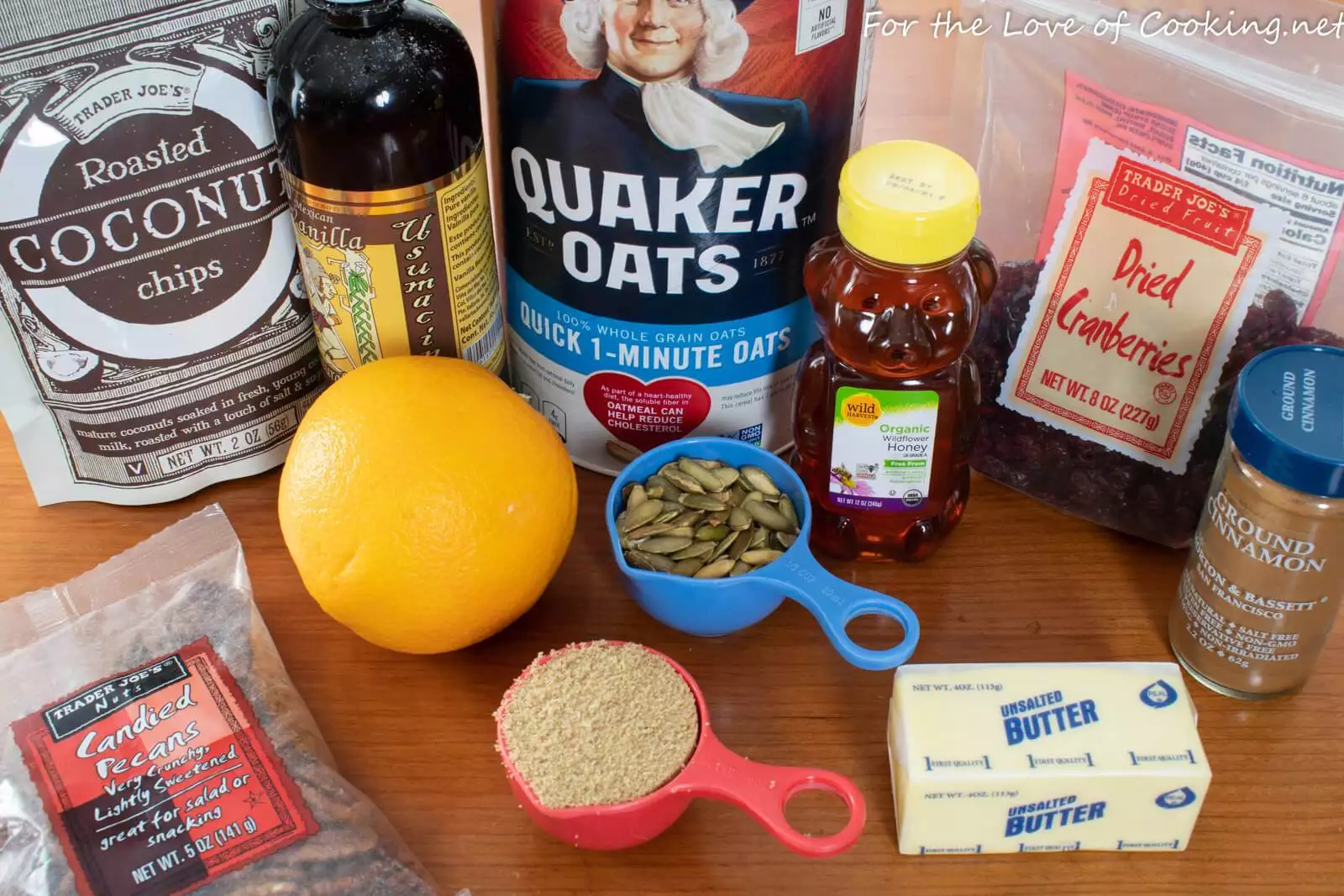 Brown Butter Granola with Pecans