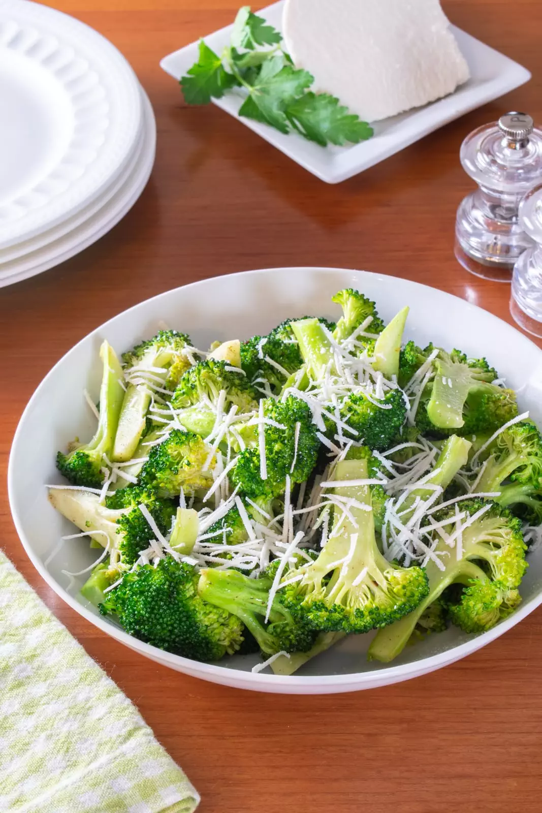 Browned Butter Broccoli with Mizithra