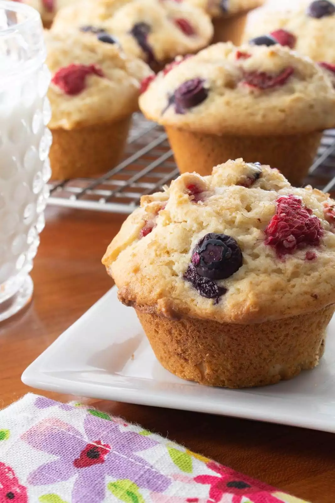 Triple Berry Muffins