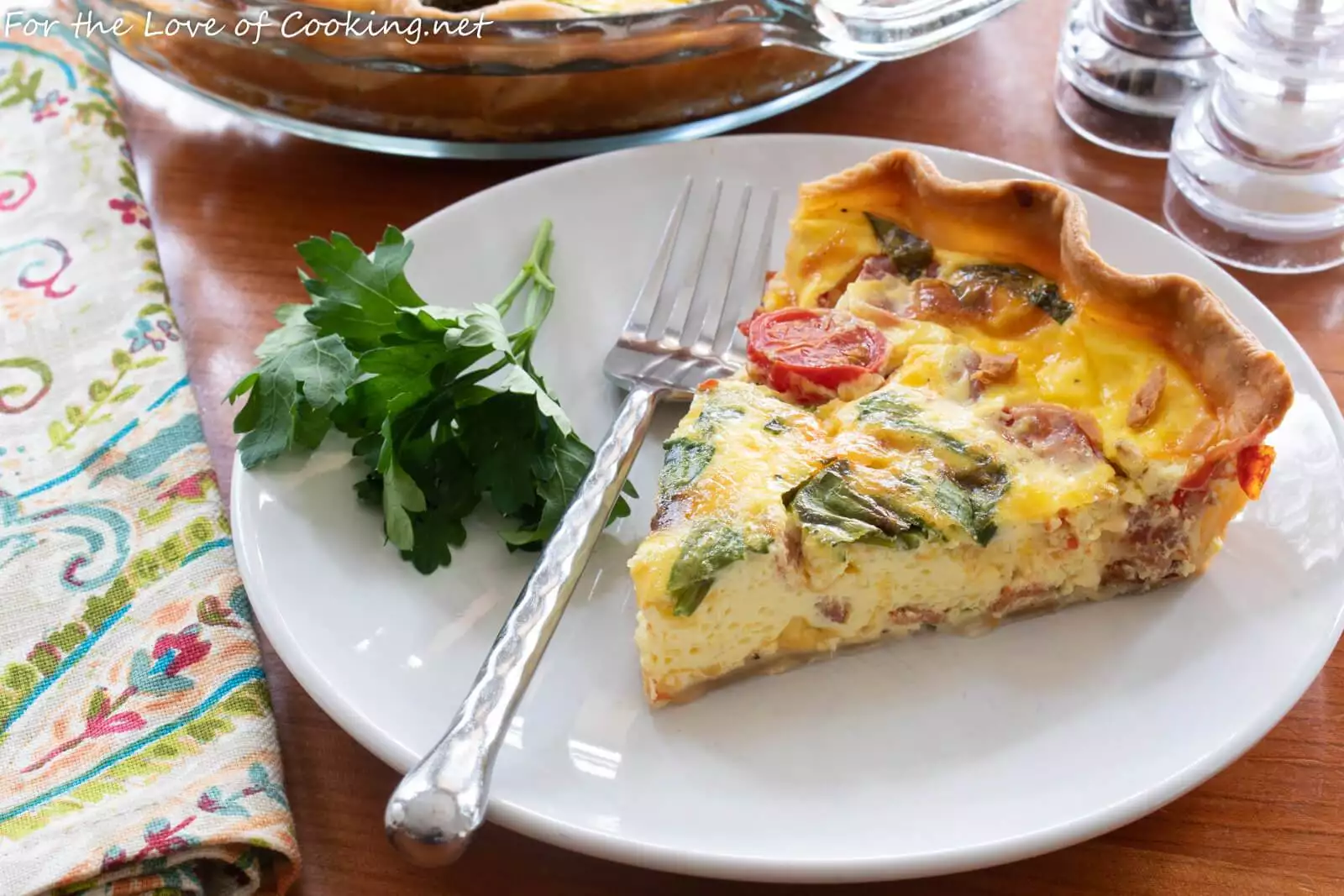 BLT Quiche