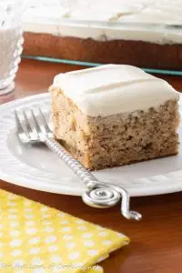 Banana Cake with Cream Cheese Frosting