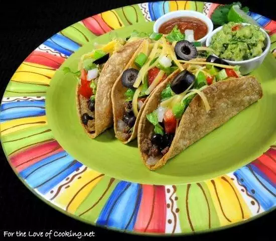 Ground Beef and Black Bean Tacos