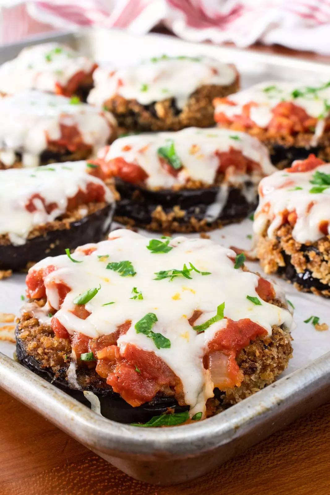 Crispy Eggplant Parmesan