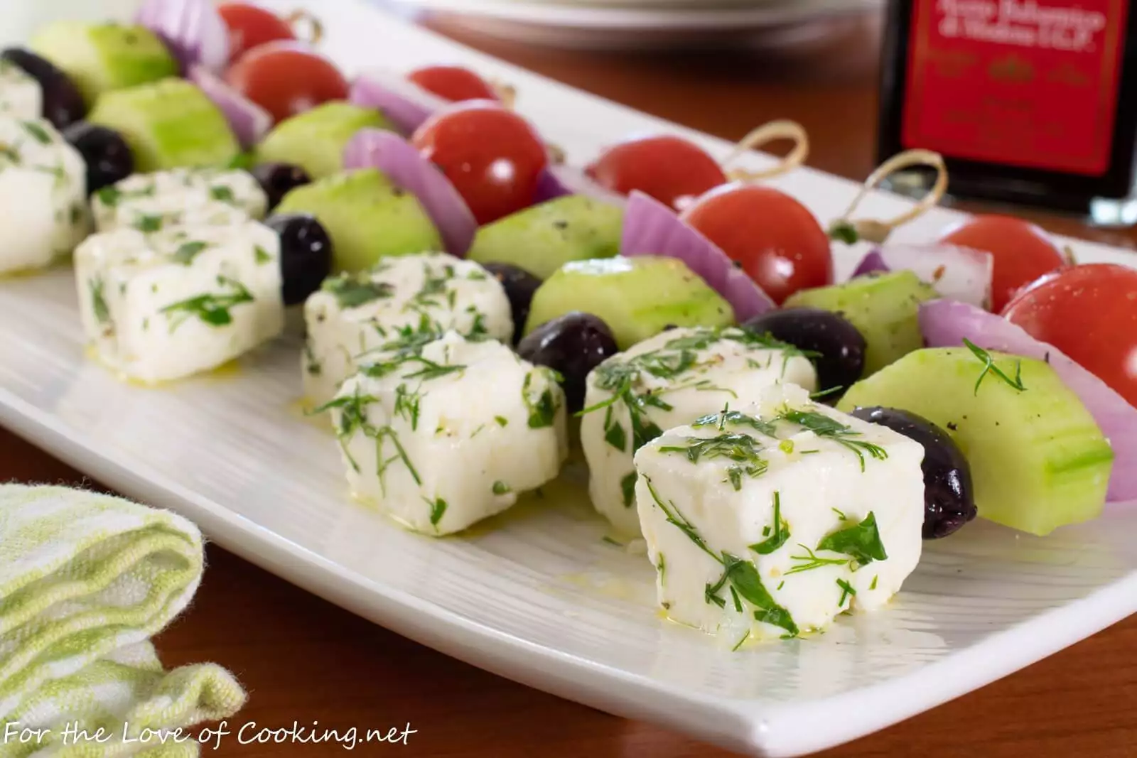 Greek Salad Skewers