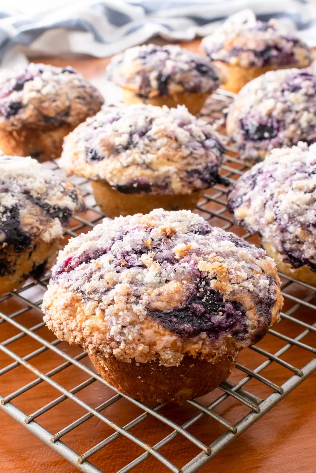 Blueberry Swirl Muffins