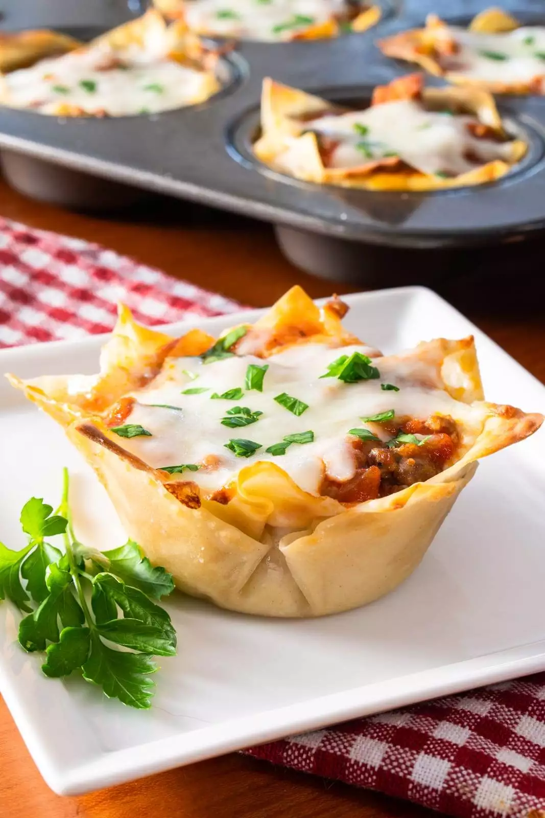 Mini Lasagna Cups