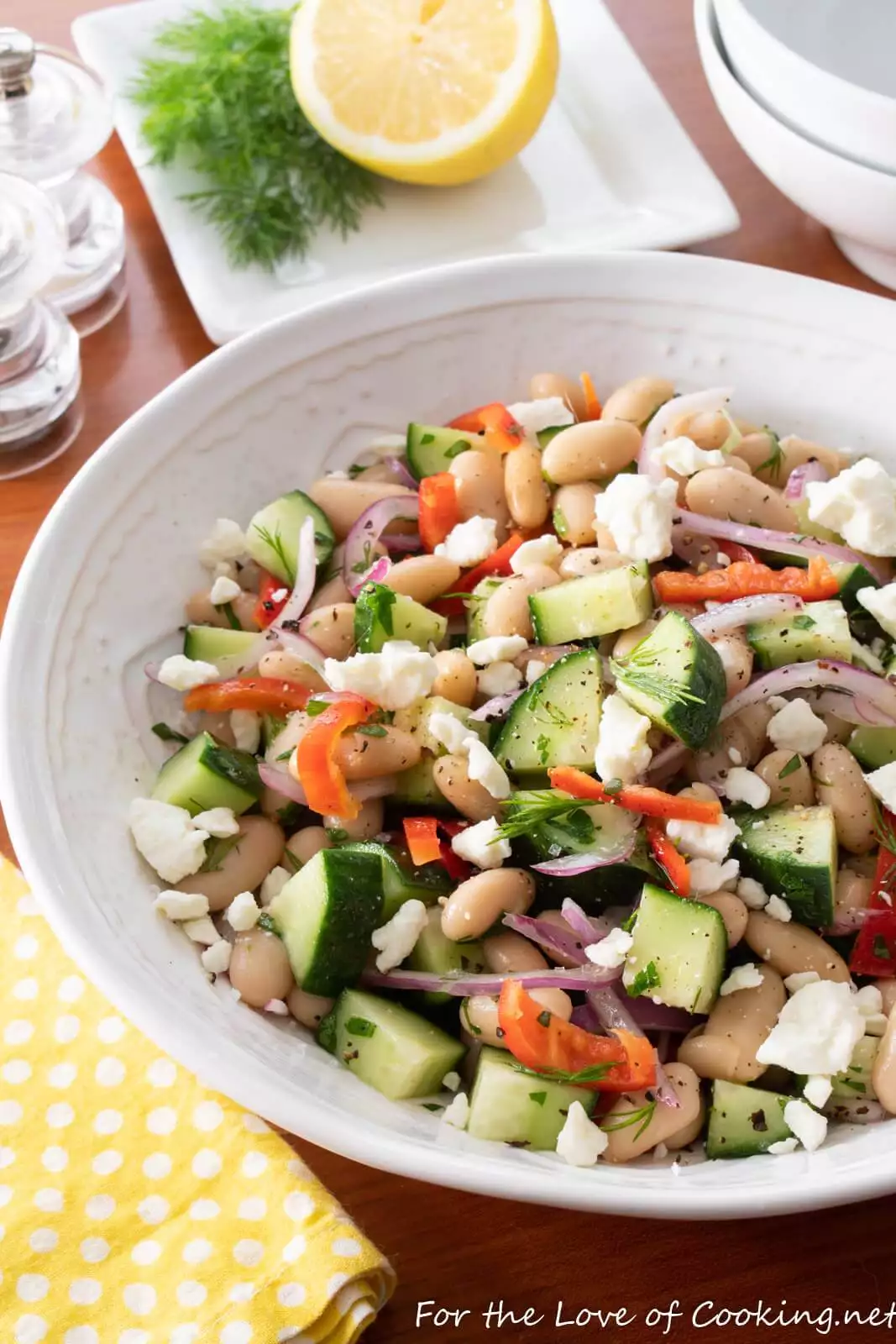 Mediterranean White Bean Salad