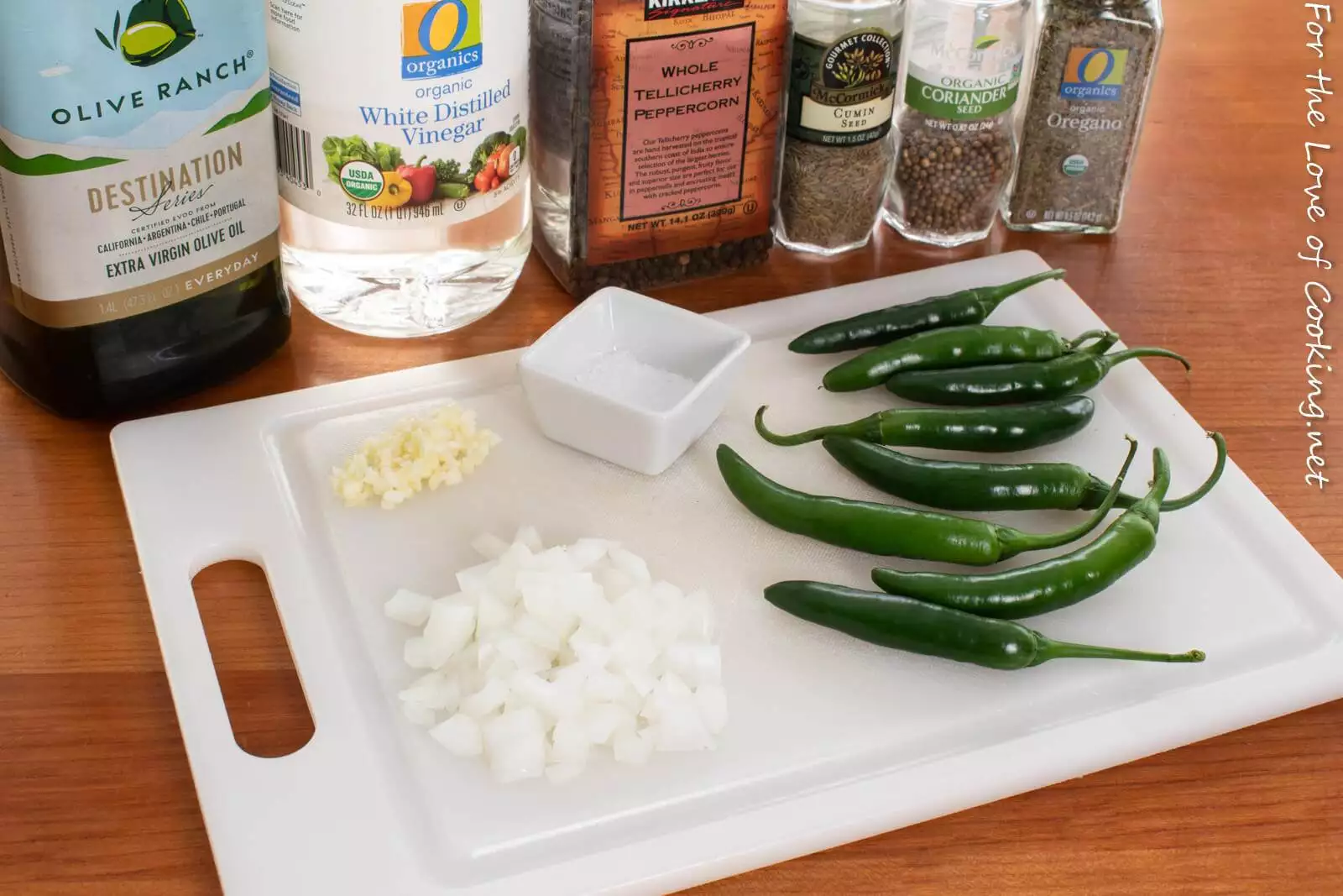 Quick Pickled Serrano Peppers - Small Batch