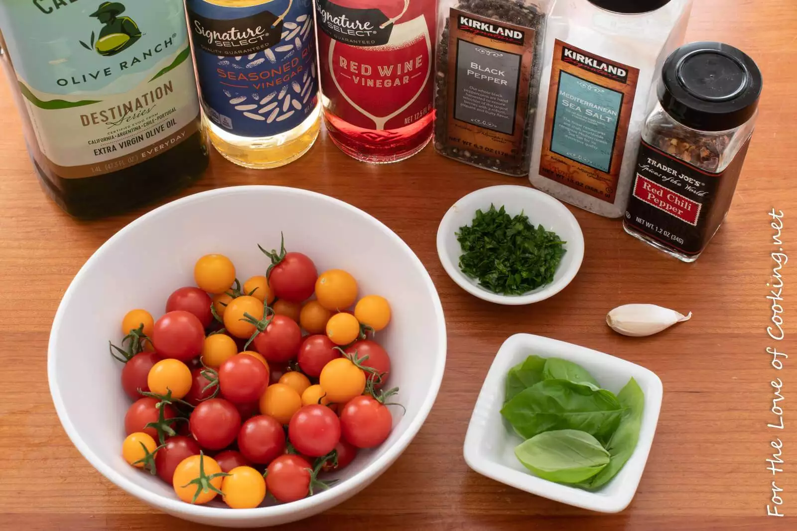 Marinated Cherry Tomatoes with Fresh Herbs