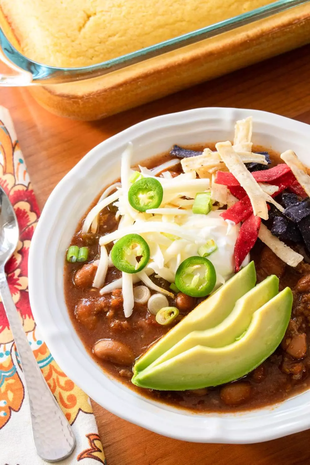 Smoky Beef and Poblano Chili