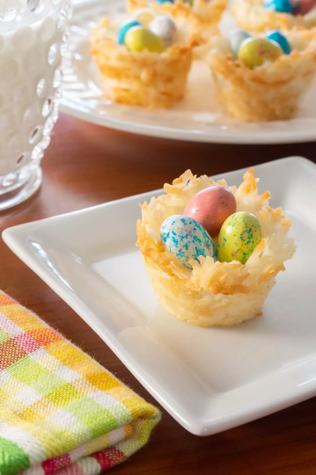 Coconut Macaroon Nests