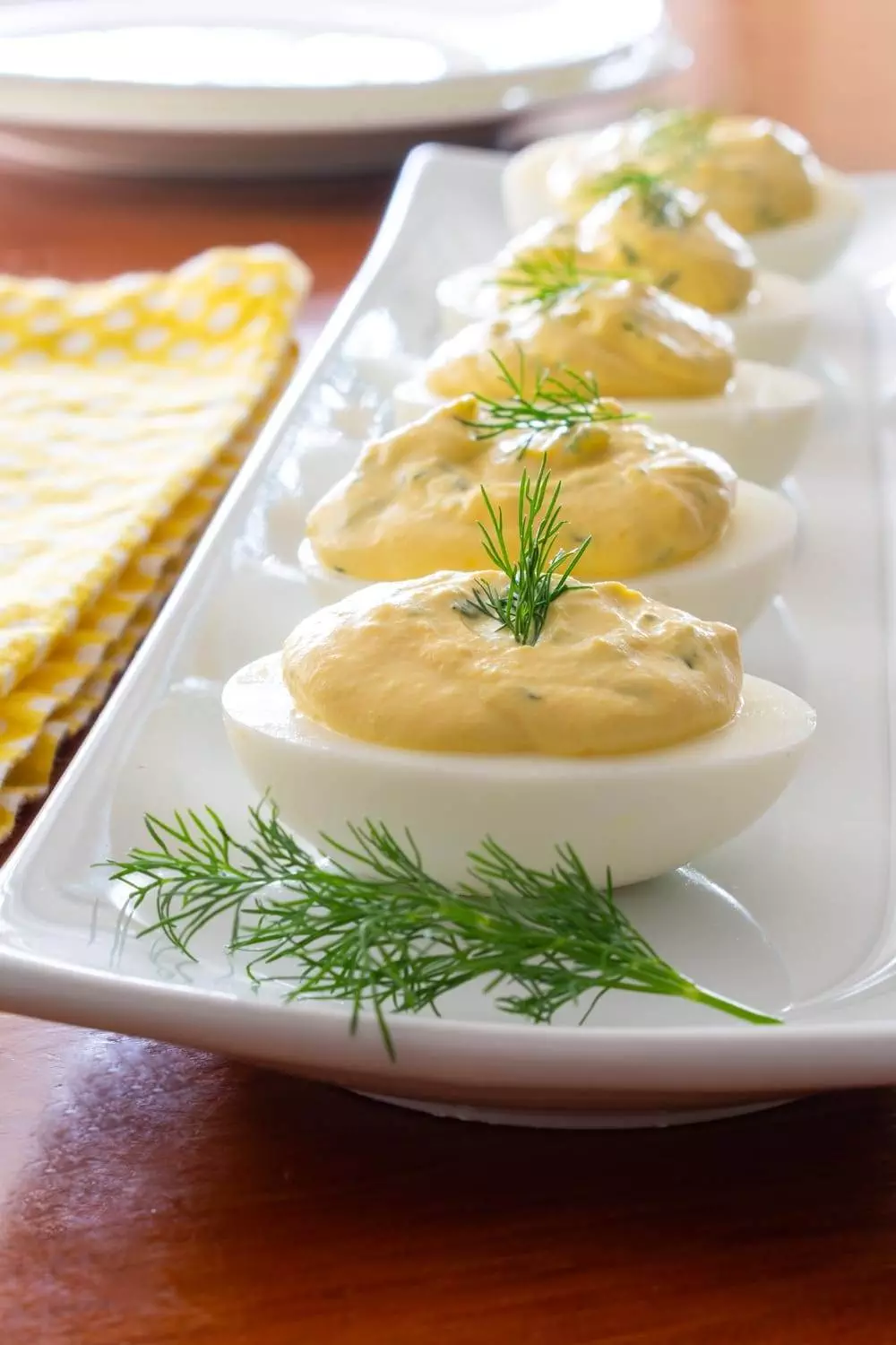 Deviled Eggs with Fresh Dill and Lemon