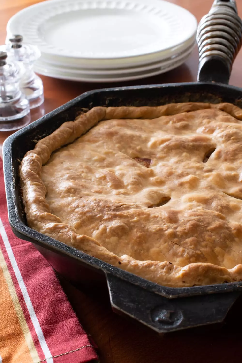 Skillet Turkey Pot Pie