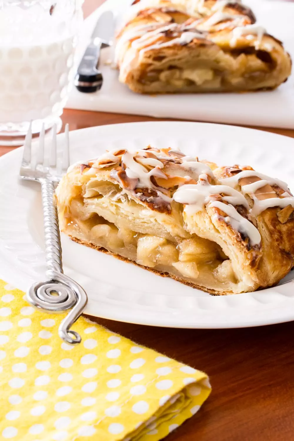 Glazed Apple Danish Braid