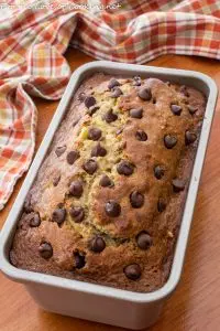 Banana, Coconut, Chocolate Chip Bread