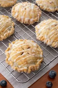 Blueberry Hand Pies with Lemon Glaze