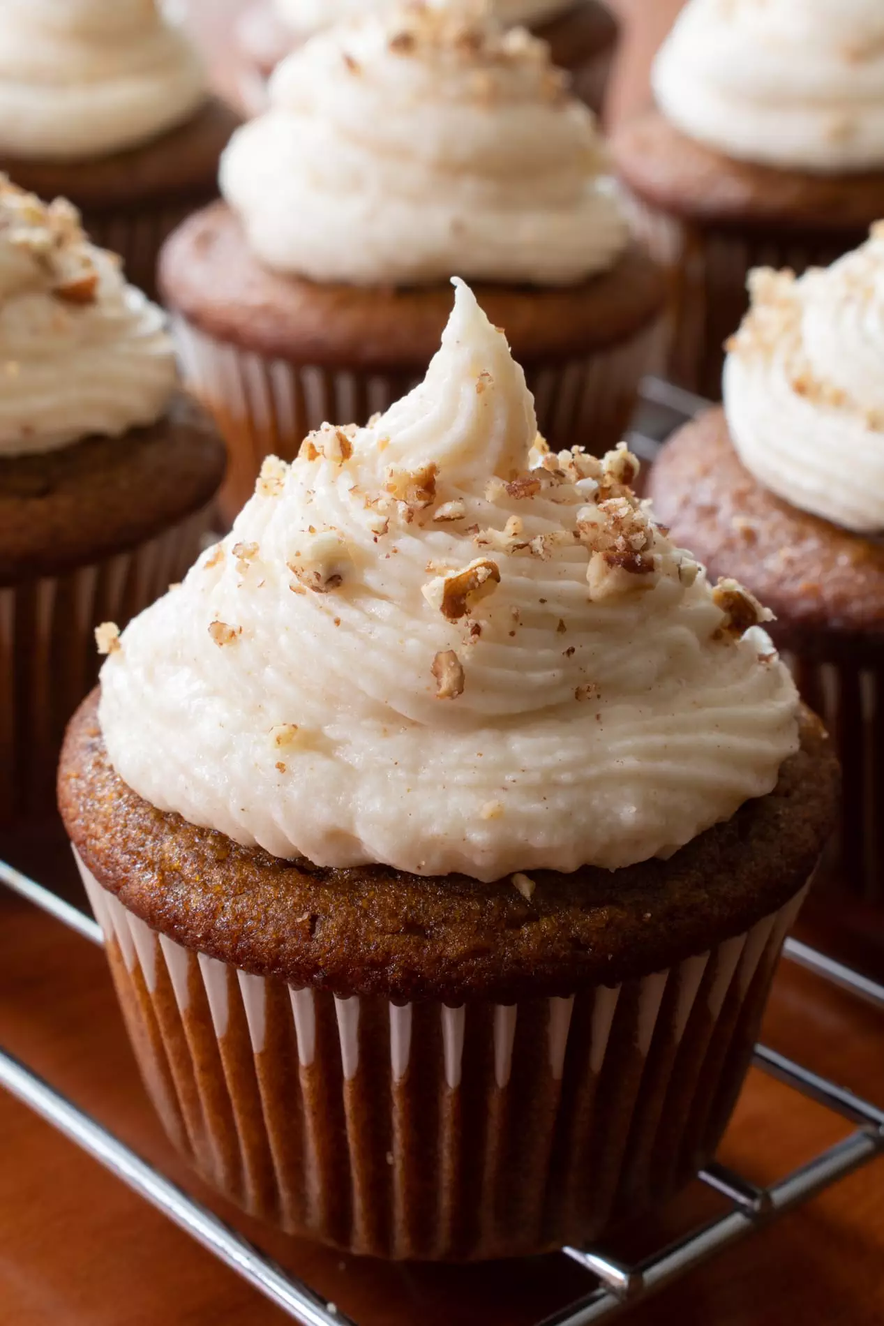 Pumpkin Cupcakes with Brown Butter Frosting