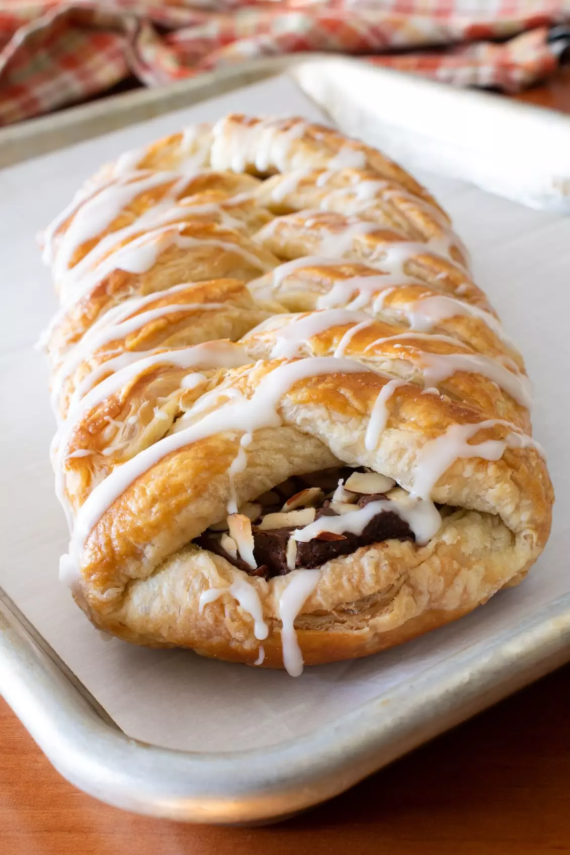 Nutella Puff Pastry Braid