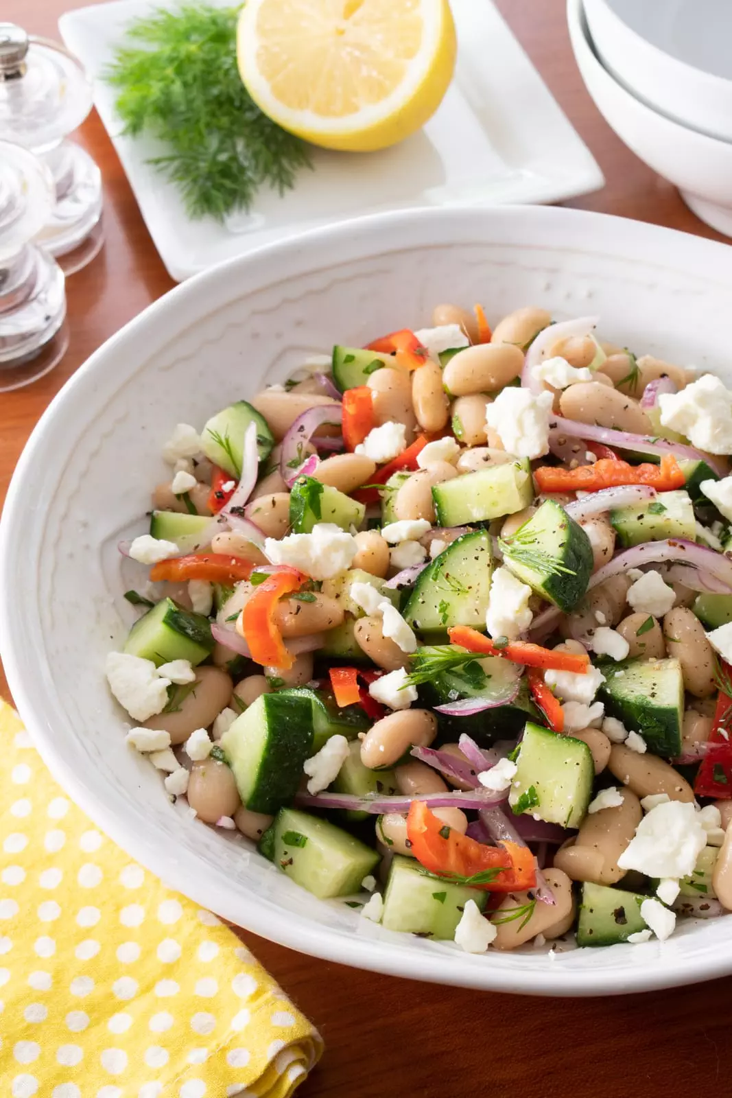 Mediterranean White Bean Salad