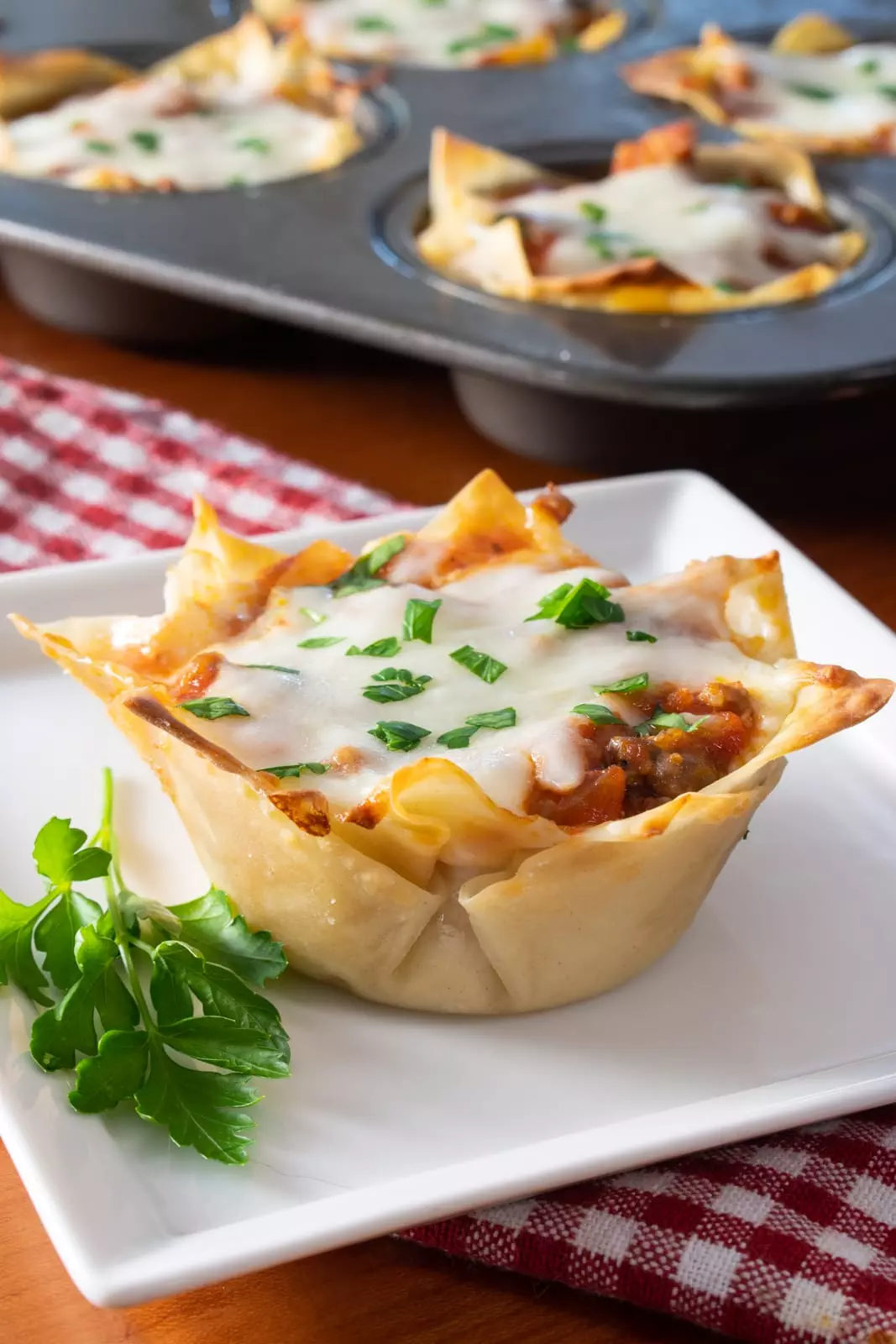 Mini Lasagna Cups