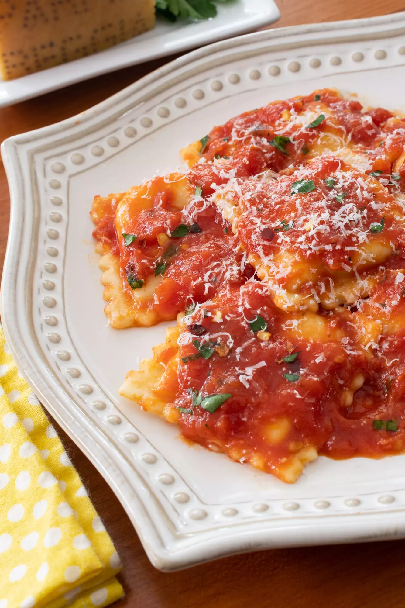 Tomato and Brown Butter Ravioli