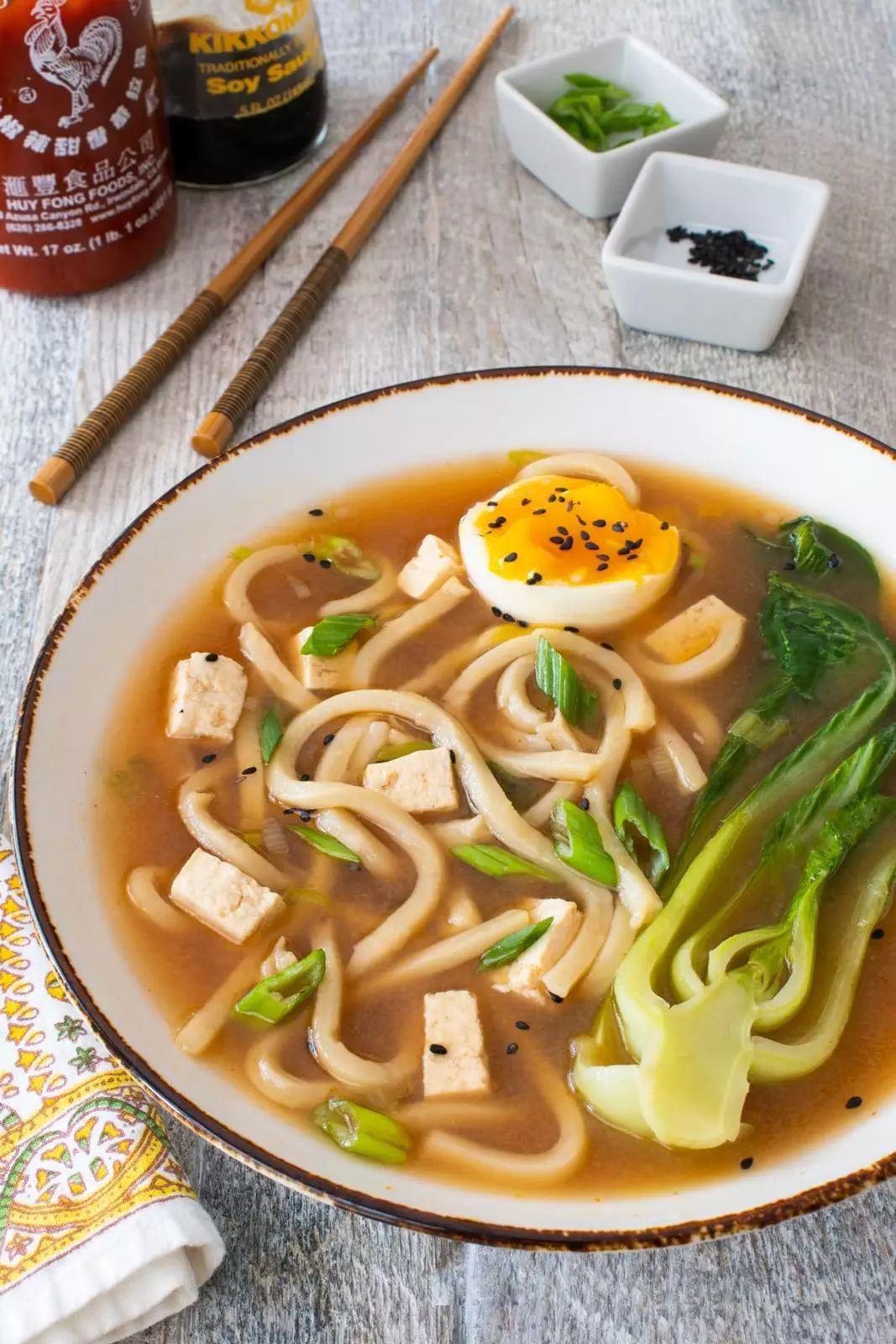 Ginger Miso Noodle Soup