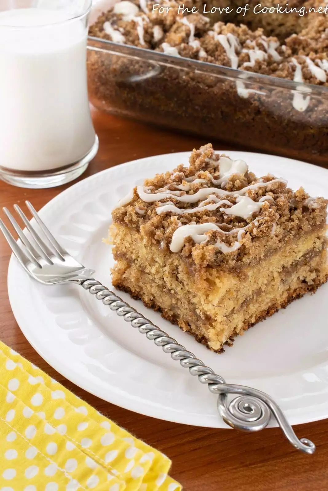 Brown Butter Cinnamon Streusel Banana Coffee Cake