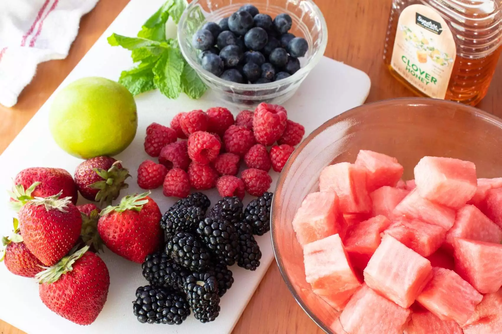  Watermelon Berry Fruit Salad