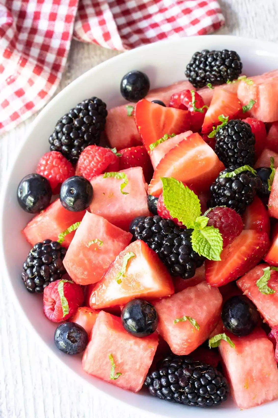 Watermelon Berry Fruit Salad