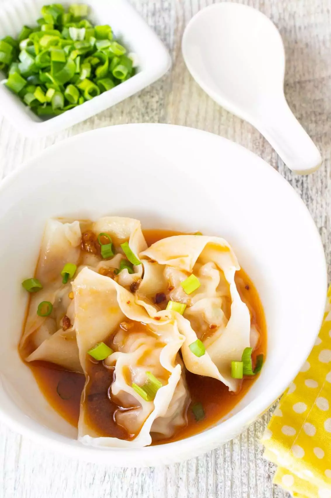 Spicy Pork Wontons