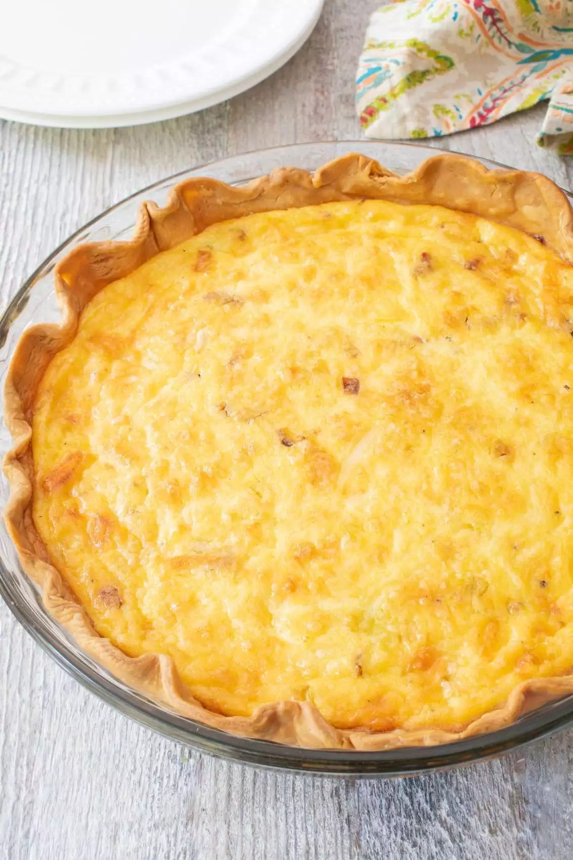 Gruyère, Bacon, and Leek Quiche