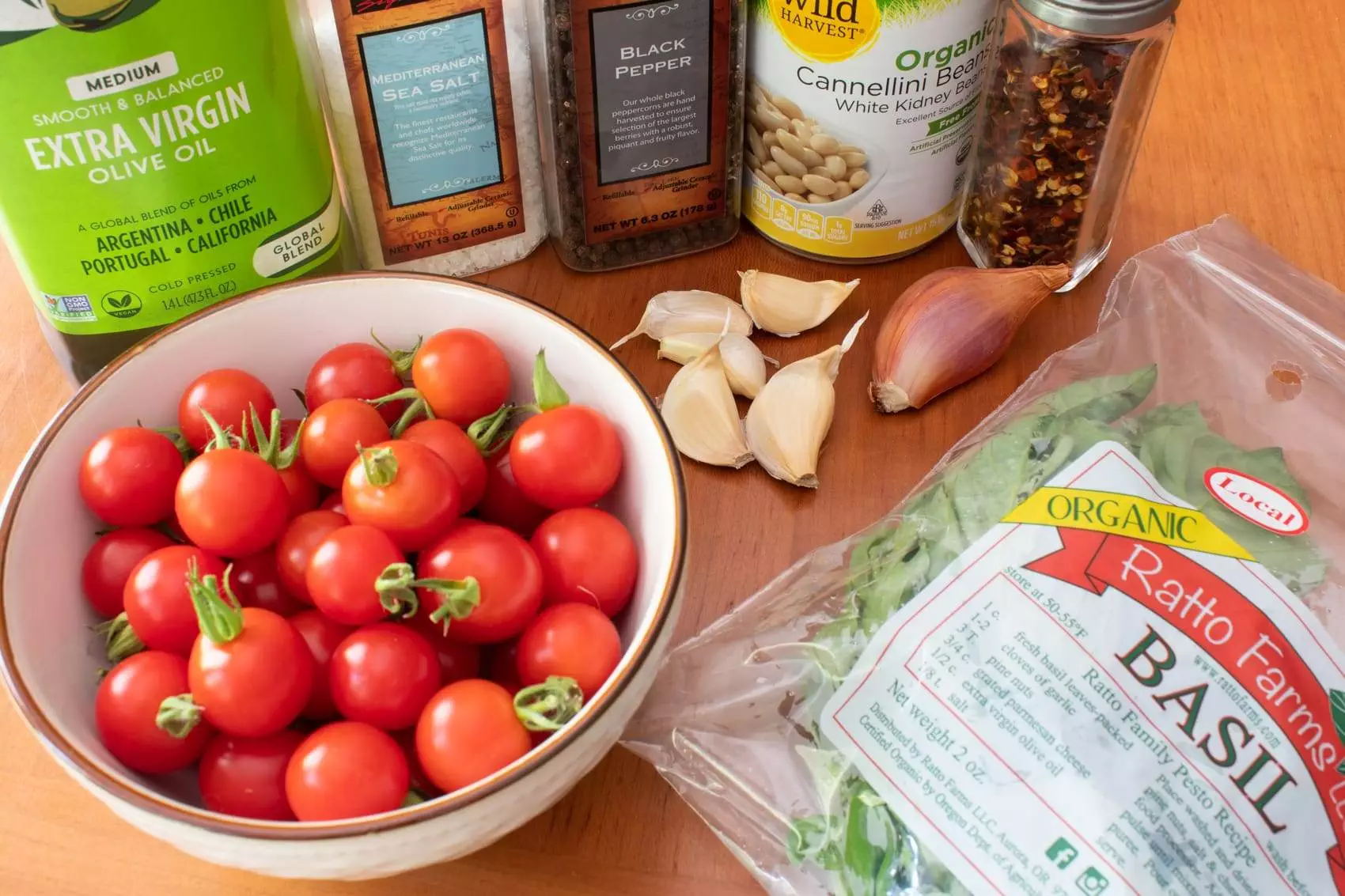 Roasted Tomatoes with White Beans