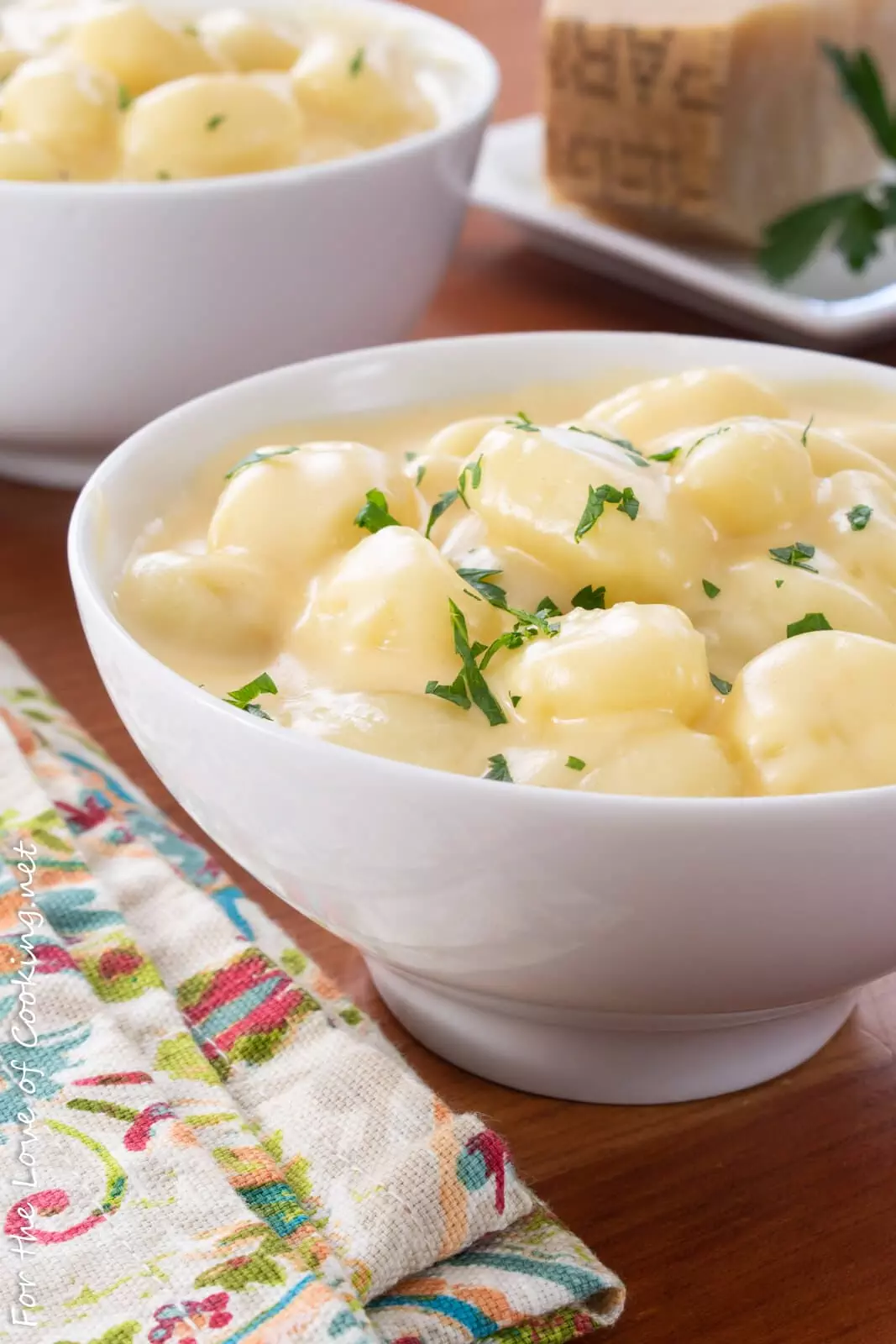 Gnocchi with Triple Cheese Sauce