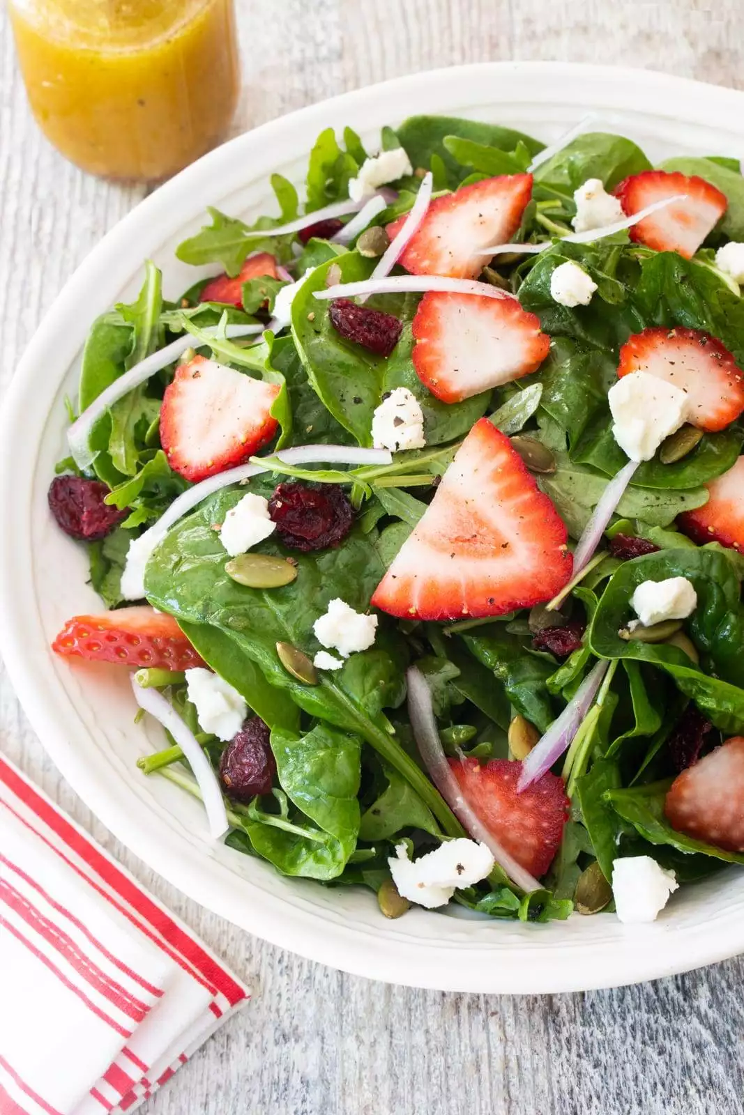 Strawberry Goat Cheese Salad