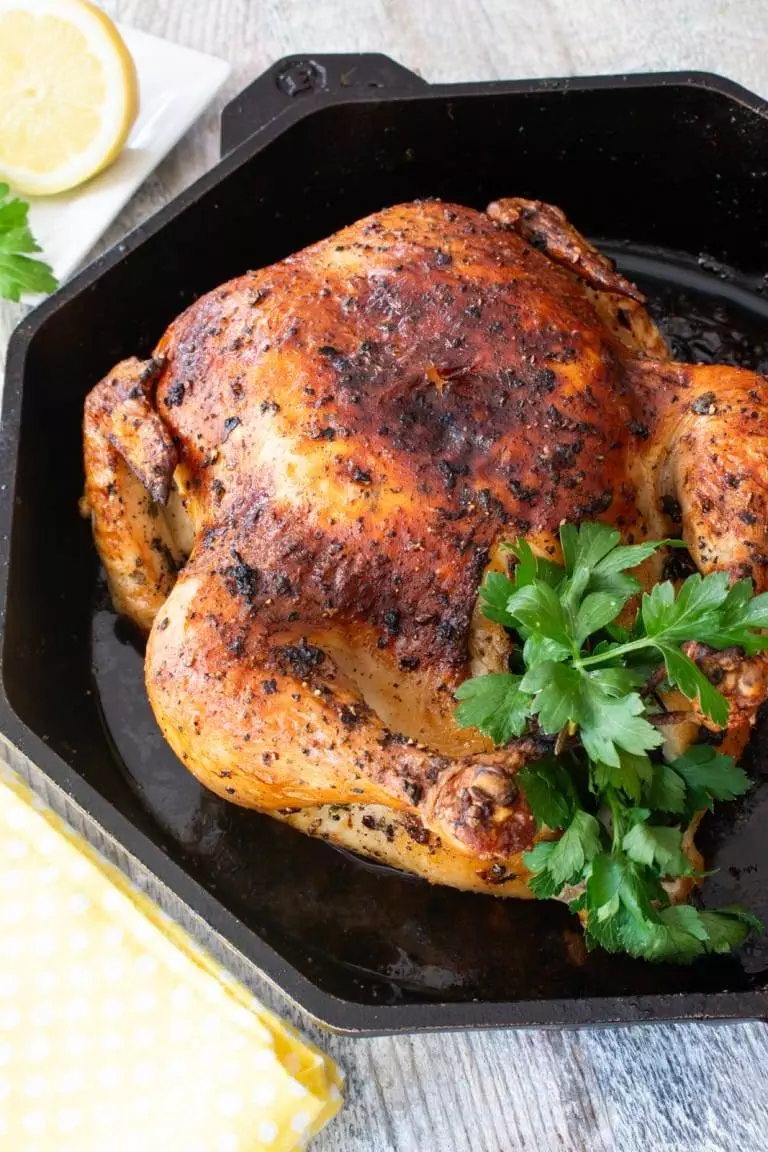 Garlic Butter Roast Chicken