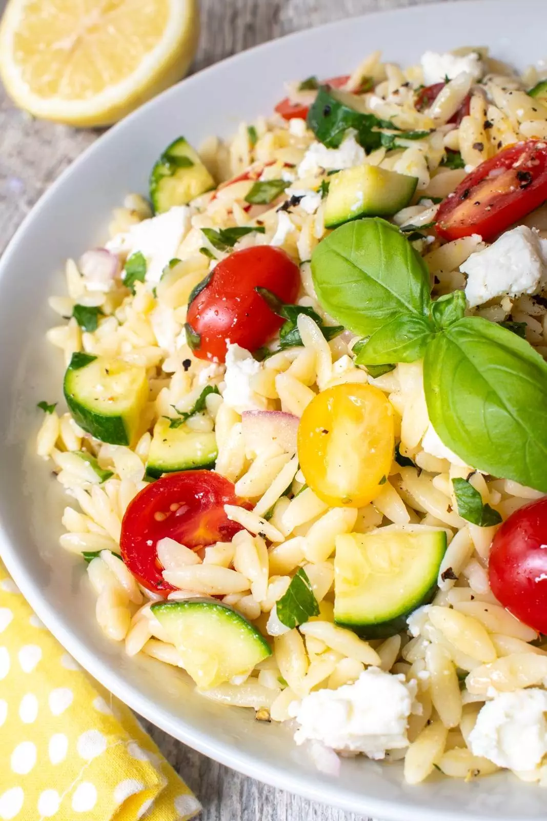 Lemon Orzo Salad