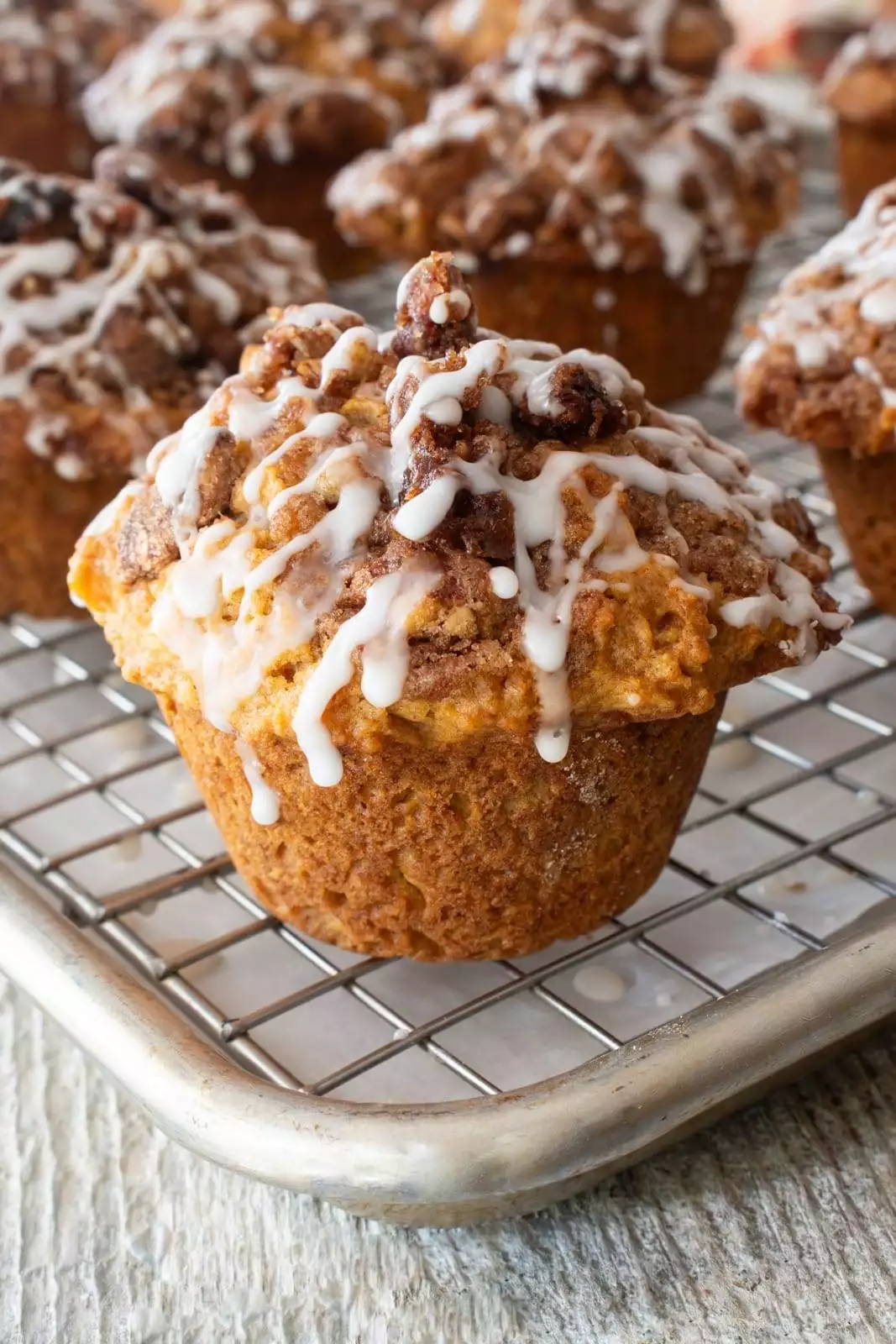 Glazed Sweet Potato Muffins