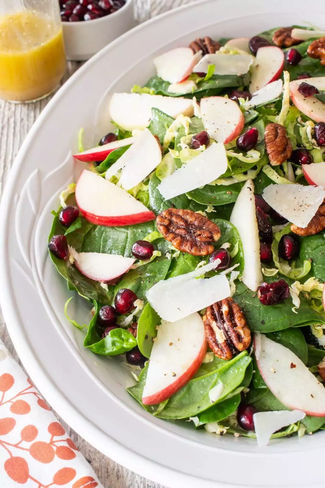 Loaded Spinach Salad with Lemon Vinaigrette