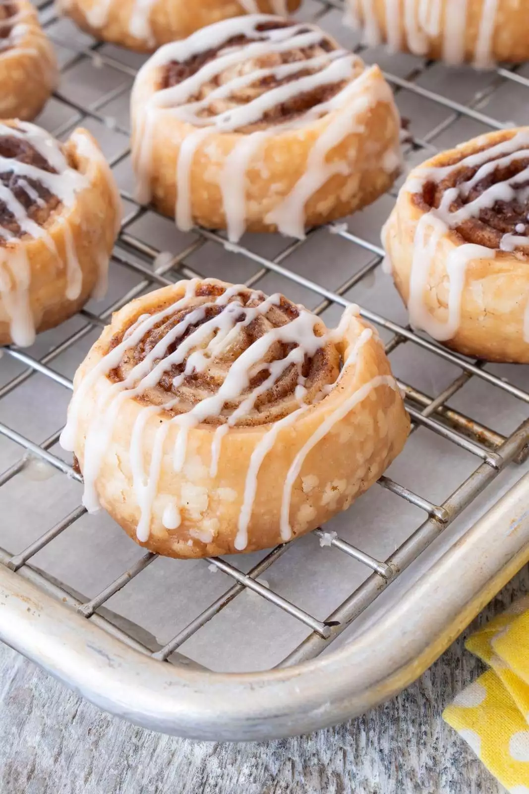 Glazed Pie Crust Cookies