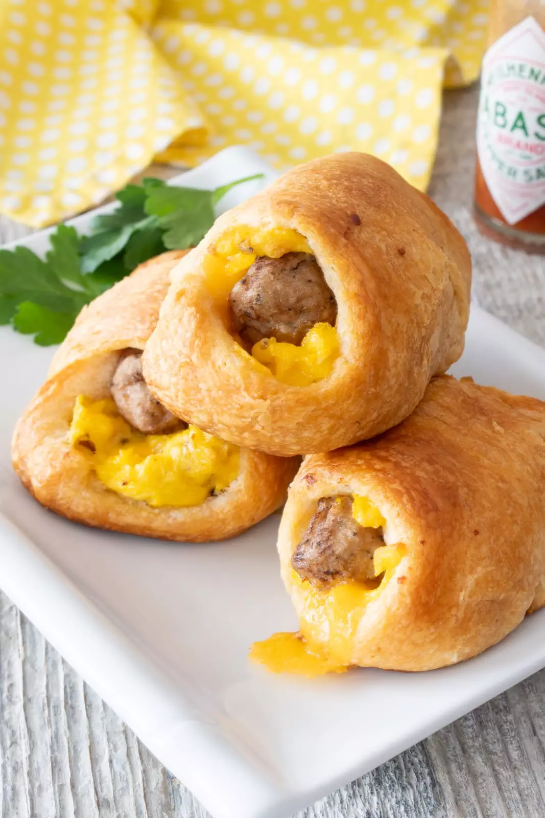 Sausage and Egg Roll Ups