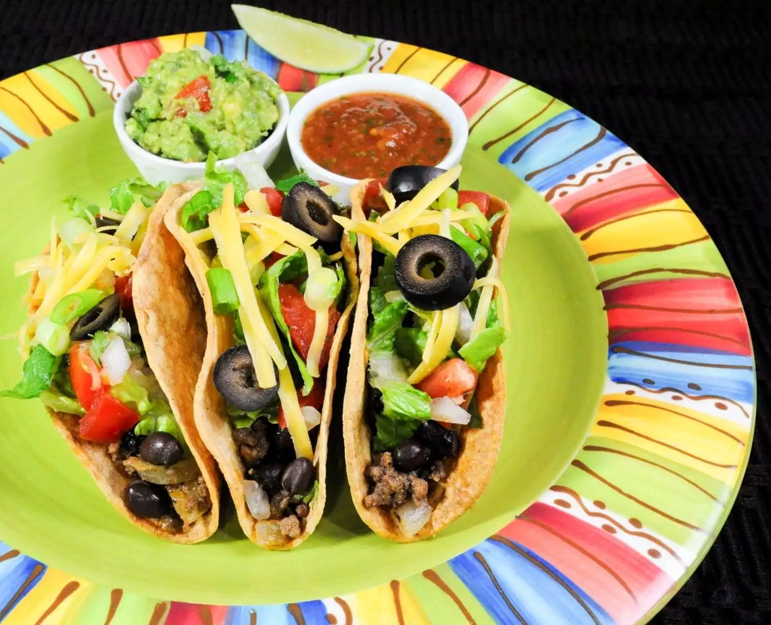 Ground Beef and Black Bean Tacos