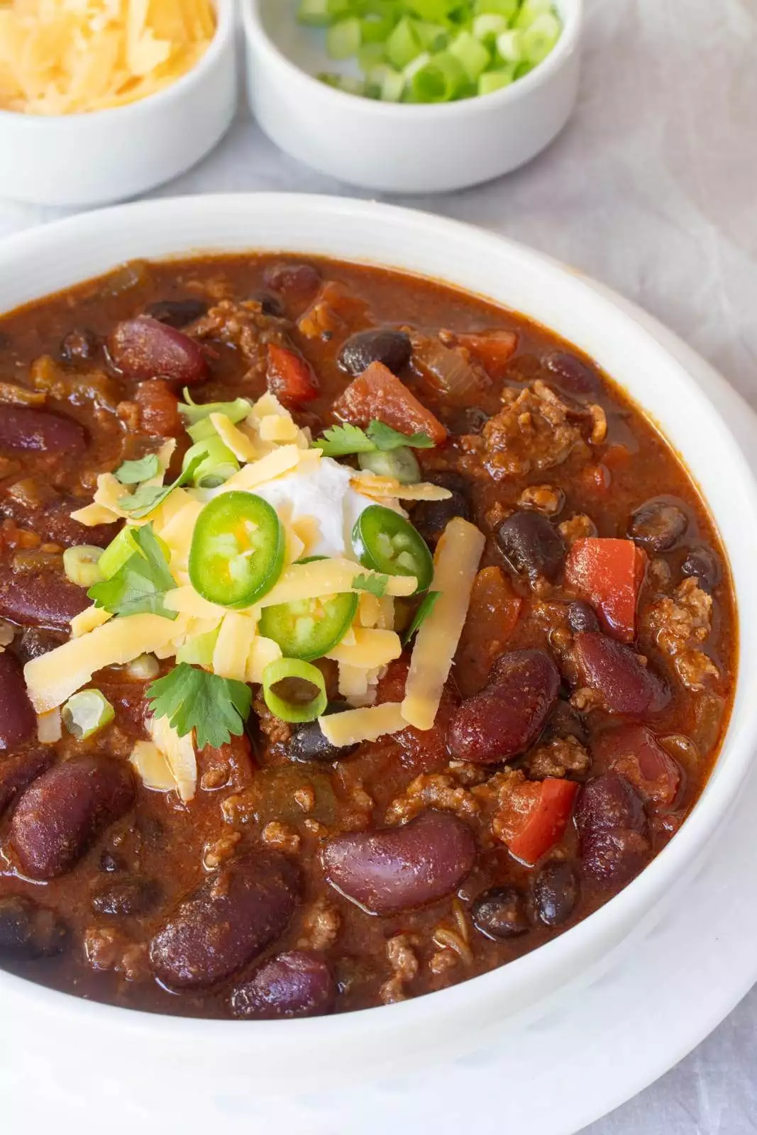 Smoky Beef and Bacon Chili