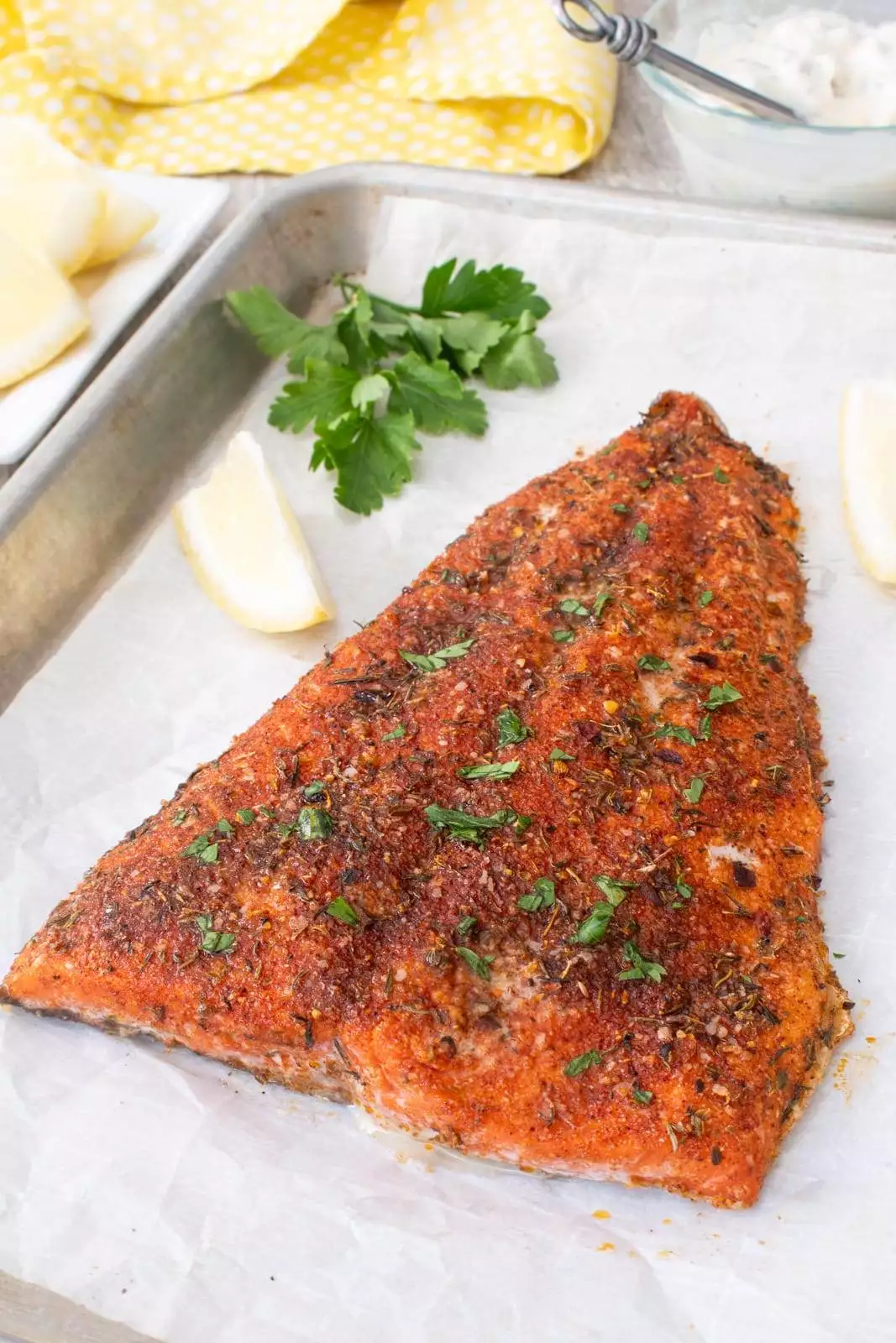 Baked Cajun Salmon