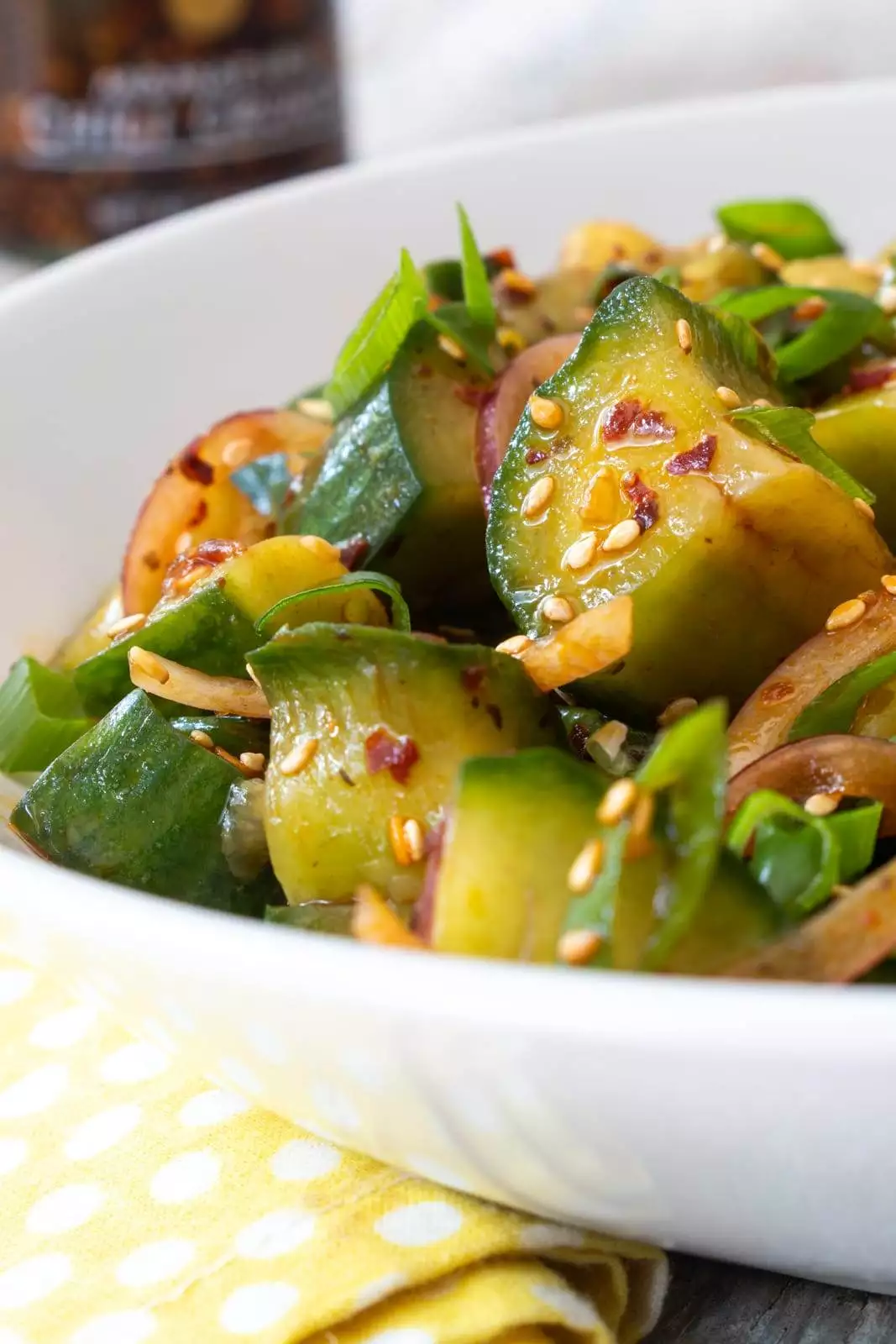 Spicy Asian Cucumber Salad