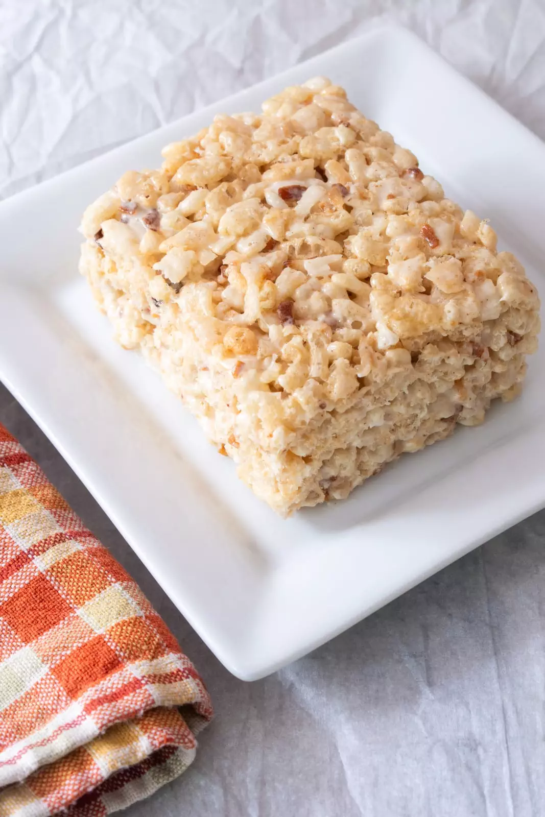 Toasted Coconut Brown Butter Rice Krispie Treats