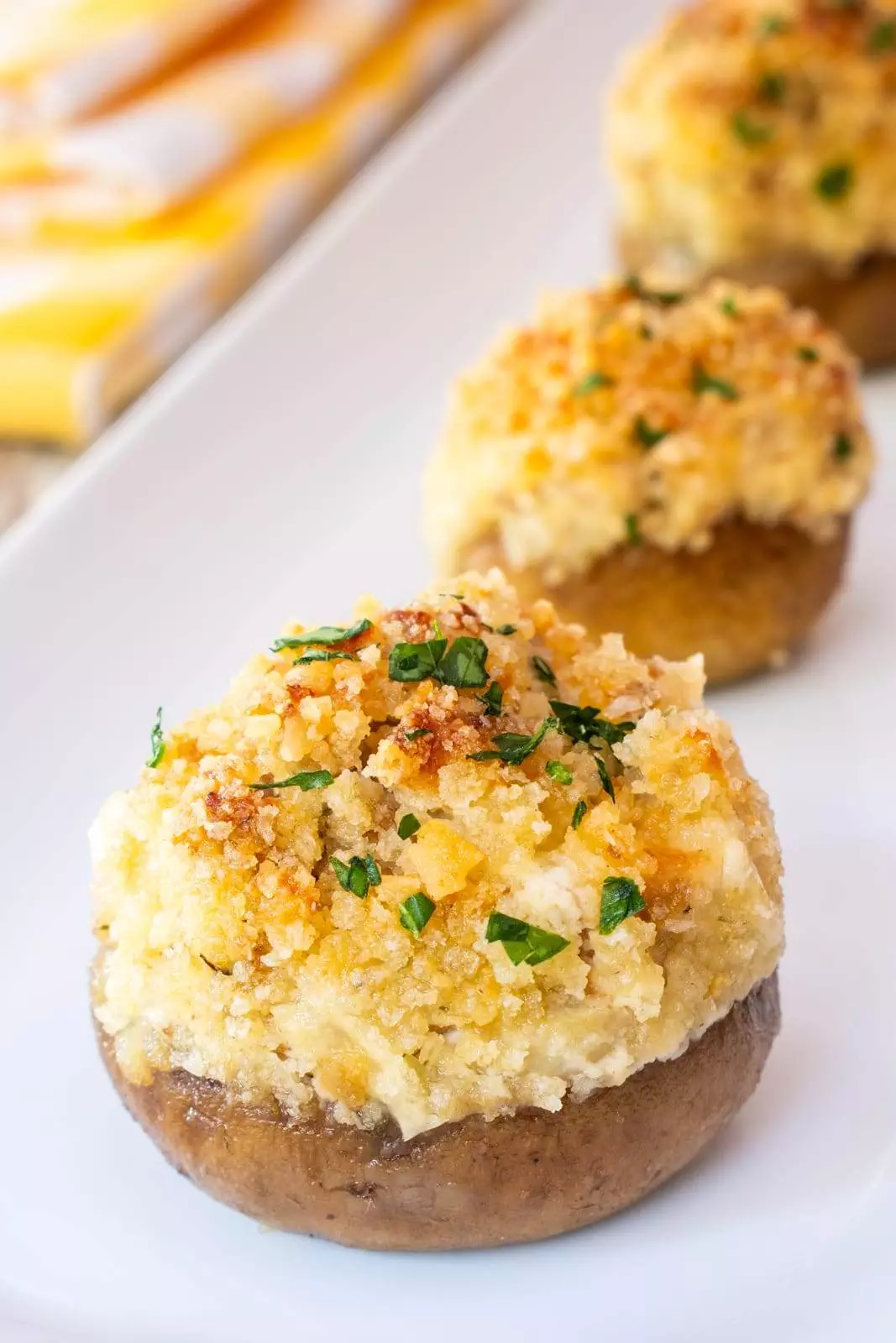 Boursin and Sausage Stuffed Mushrooms