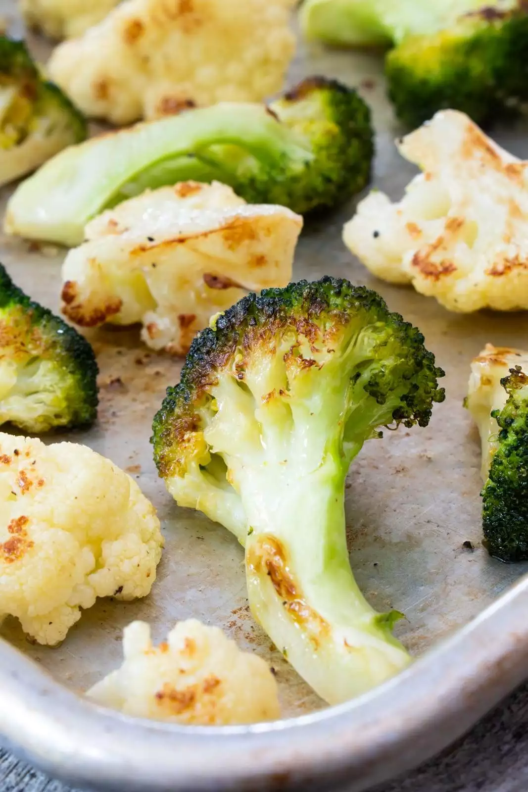 Roasted Broccoli and Cauliflower 