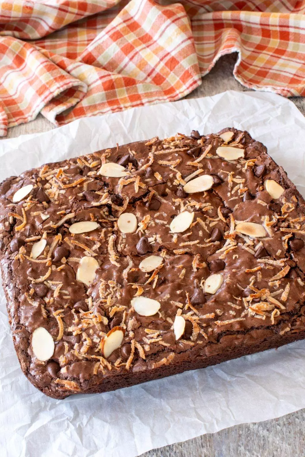 Coconut Almond Brownies