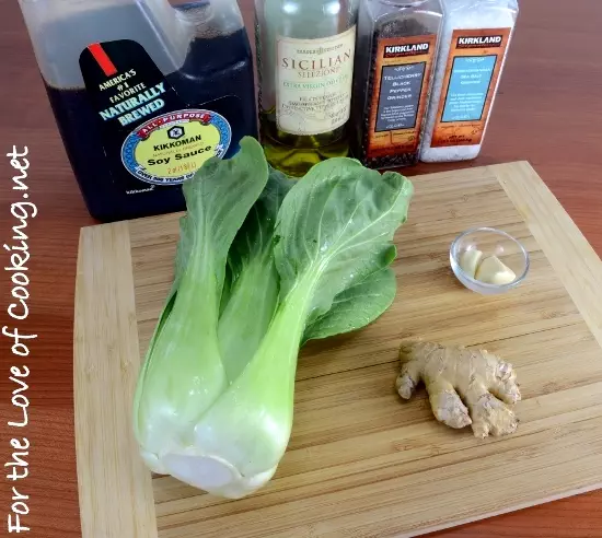 Garlic-Ginger Bok Choy Sauté