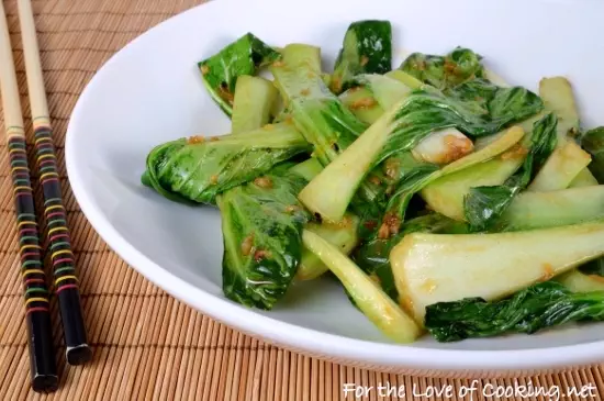 Garlic-Ginger Bok Choy Sauté